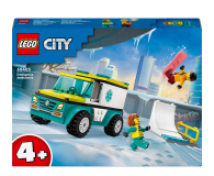 Klocki LEGO® LEGO City 60403 Karetka i snowboardzista